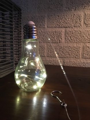 LED light bulb glass, hanging or standing model, beautifully atmospheric!!